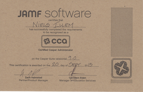 CCA-Certificaat